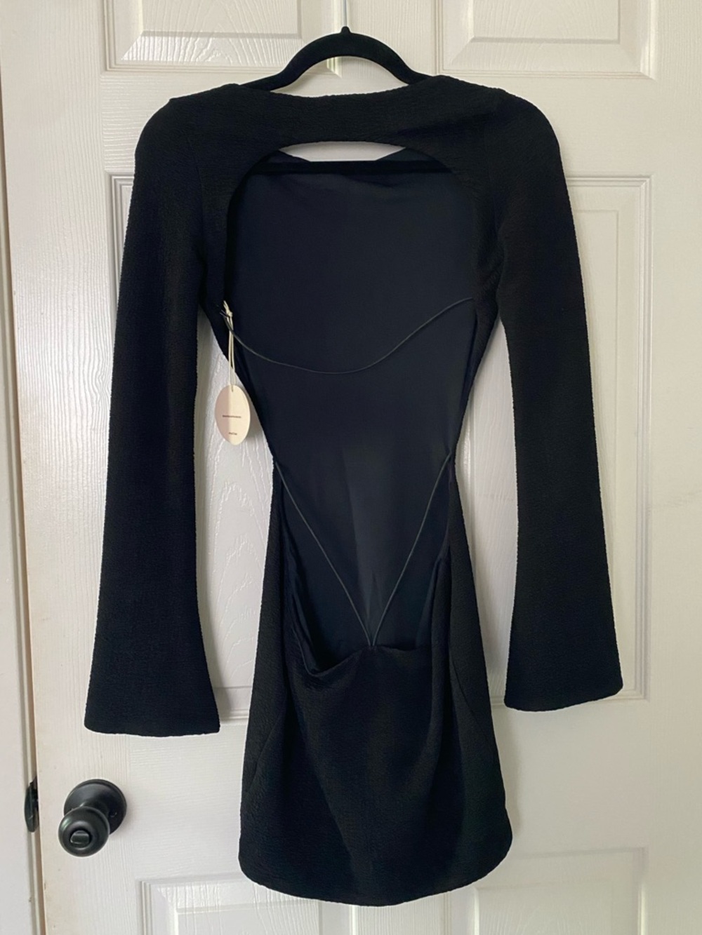 Camila Coelho Like-New | Elena Mini Dress in Black - Picture 9 of 15